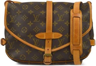 Louis Vuitton 1995 Saumur 30 crossbody bag - women - PVC - One Size - Brown