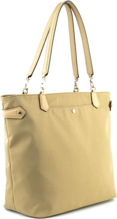 Pourchet Tassen, Dames, Beige, ONE Size, Leer, Daily Shoulder Bag