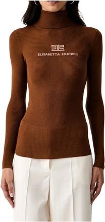 Elisabetta Franchi Donna, Maglie, Marrone, XL, new