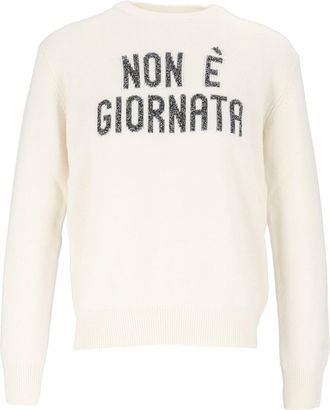 MC2 Saint Barth New Queen Textured Graphic Knit Sweater