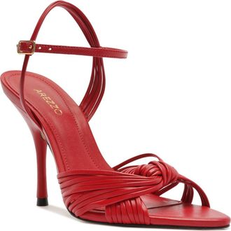 Arezzo Rosalie Slingback Pointed Toe Sandal in Brigth Red at Nordstrom, Size 6.5