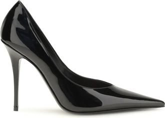 Amina Muaddi Anok Pump 2.0 - Dames - Schoenen - Zwart - Maat: 36 EU Leer