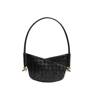 Bottega Veneta Shoulder Bags, female, Black, Size: ONE SIZE Solstice Mini Shoulder Bag