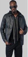 Rick Owens Giacca In Pelle Imbottita - Buttoned Brad Jk