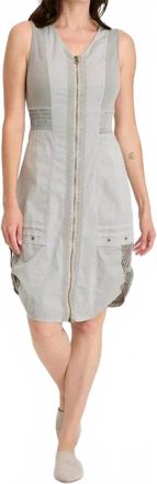 Xcvi Holland Mini Dress In Early Grey Pigment