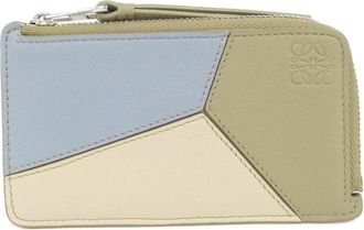 Loewe Blue Leather Coin Purse/Coin Case (Pre-Owned)