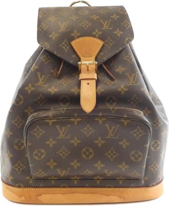 Louis Vuitton Marron Monogram Monogram Backpack (Pre-Owned)