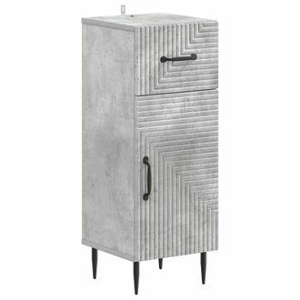vidaXL Armario De Almacenamiento Para Ba&ntilde;o Haarlem Gris Hormig&oacute;n Vidaxl