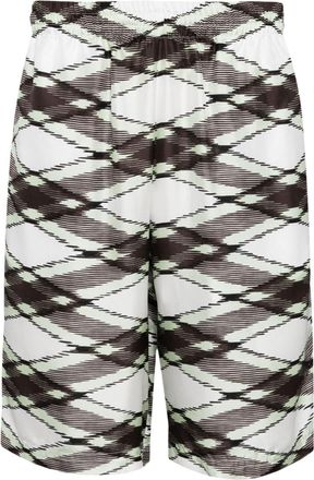 Missoni patterned silk shorts - men - Silk - 48 - Green