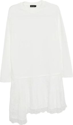 Tout à Coup patchwork dress - White