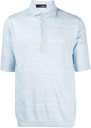 Lardini Polo Shirt - Heren - Polos - Blauw - M - Tops