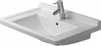 Duravit Duravit Starck 3 Lavabo Con Plato Rebosadero 3 Orificios Para Grifer&iacute;a 700x490mm Blanco