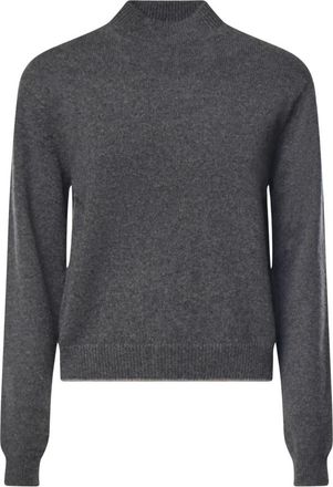 Jacquemus Cachemire Knit - Dames - Coltruien - Grijs - 2XS - Kasjmier - Truien & Vesten