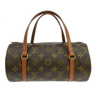 Louis Vuitton Papillon Monogram Canvas Brown Canvas Handbag (Pre-Owned)
