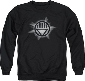 Gildan Green Lantern Black Glow Adult Crewneck Sweatshirt
