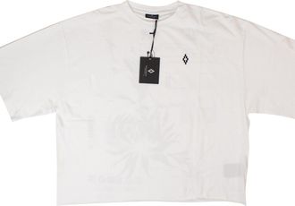 Marcelo Burlon White Flower Shipping Over T-Shirt