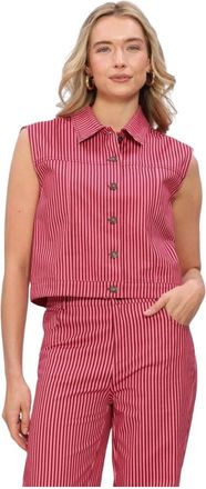 Ydence Ydence, Dames, Jassen, Roze, Maat: XS Katoen