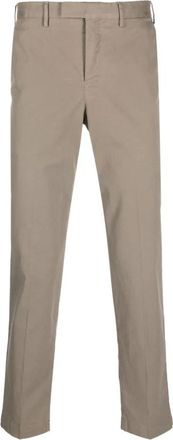Pantaloni Torino Op maat gemaakte beige broek Stijlvol ontwerp - Heren - Chinos - Beige - XL - Katoen - Broeken
