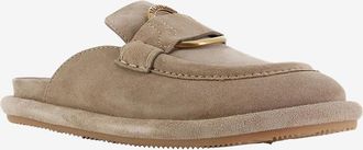 Moncler Clogs aus Wildleder Bell