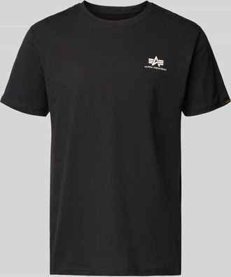 Alpha Industries Alpha Industries T-Shirt mit Logo und Rundhalsausschnitt in Black, Gr&ouml;&szlig;e XXXL