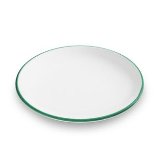 Gmundner Keramik Gmundner Keramik - Gmundner Cer&aacute;mica Borde Verde, Plato De Postre Taza (&oslash; 20cm)