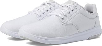 Travis Mathew The Daily 2.0 Woven Mens Walking Shoes White : 11.5 M, Canvas/Leather/Rubber