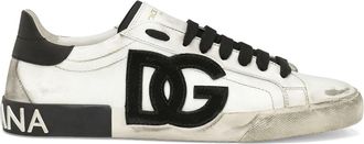 Dolce & Gabbana Logo leather sneakers