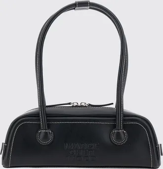 Marge Sherwood Borsa a spalla in pelle bovina con doppio manico e chiusura a zip