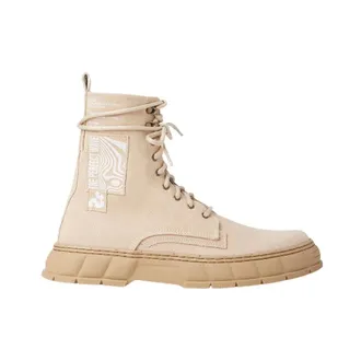 Viron Lace-up Boots, unisex, Beige, Size: 6 US 1992 Boots
