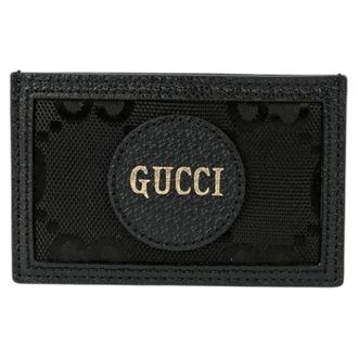 Gucci Pre-owned Wallets, female, Black, Size: ONE SIZE Pre-owned Off-The-Lead Cardholder Wallet