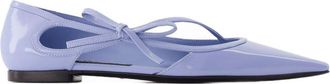 Dolce & Gabbana Womens Calfskin Leather Ballerina Blue