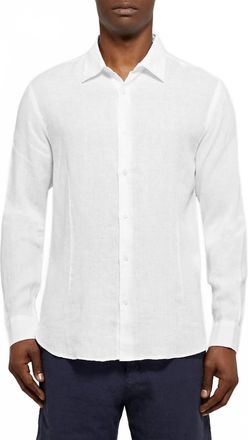 Orlebar Brown Morton Tailored Linen Shirt - Plus In White