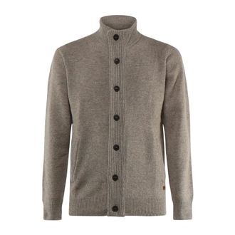 Barbour Essential Patch Zip Through Cardigan - Heren - Truien - Beige - Maat: XL Wol