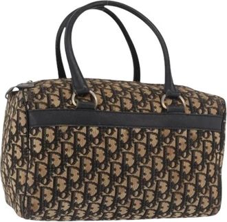 Dior Pre-owned Trotter Canvas Hand Bag - Dames - Vintage Handtas - Bruin - ONE Size - Vintage