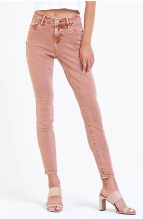 Dear John Denim Gisele High Rise Ankle Skinny Jeans In Sunburn