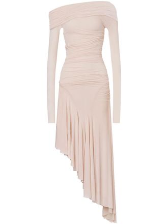 Philosophy di Lorenzo Serafini draped asymmetric midi dress - Pink