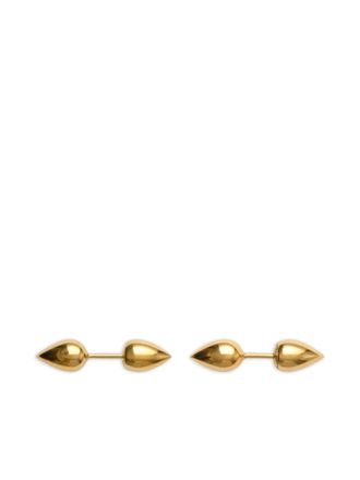 Burberry spear-shaped stud earrings - Gold