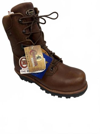 Chippewa Mens Foreman Composite Toe Boots In Brown