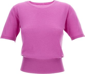 Extreme Cashmere Oleander Pink N.416 Noor Short Sleeve T-Shirt