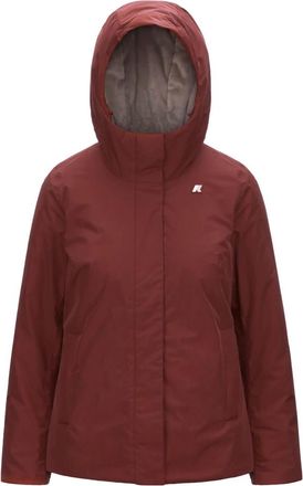 K-Way Lil Soft Touch Marmotta - Dames - Regenjassen - Rood - XS - Leer - Jassen