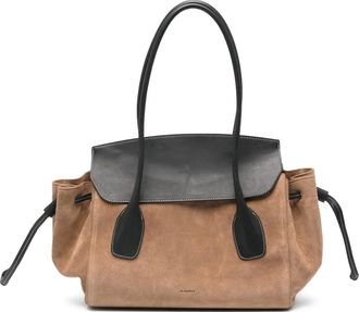 Jil Sander Borsa tote in pelle - Toni neutri