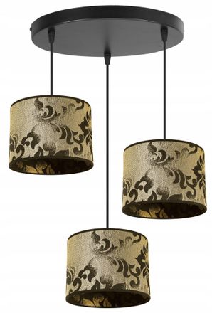 OEM L&aacute;mpara Colgante, L&aacute;mpara De Techo, Pantalla, Patr&oacute;n Dorado
