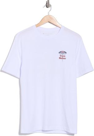 Travis Mathew Born on the Fourth Cotton Graphic T-Shirt in White at Nordstrom Rack, Size X-Large