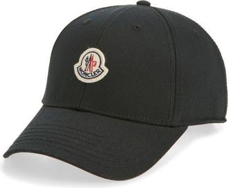 Moncler Archive DNA Cotton Twill Baseball Cap in Black at Nordstrom