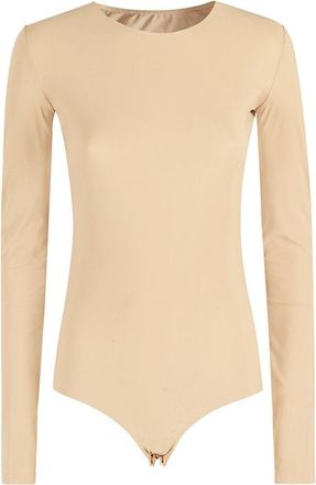 Maison Margiela Stretch Lycra Bodysuit With Snap Button Closure