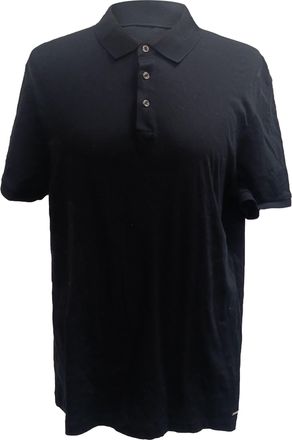 BOSS Boss Regular-Fit Polo Shirt in Black Cotton