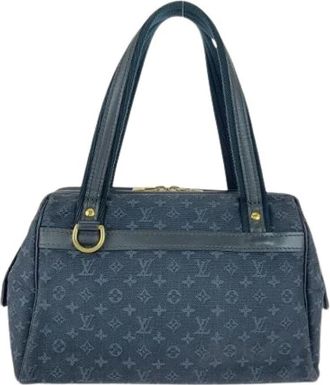 Louis Vuitton Pre-owned Handbags, female, Blue, Size: ONE SIZE Pre-owned Canvas louis-vuitton-bags