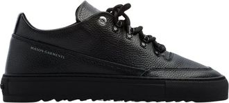 Mason Garments Schoenen, unisex, Zwart, 45 EU, Leer, Zwarte Torino Montagna Schoen