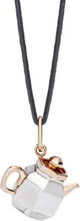 POMELLATO Theepot Hanger Ketting - Dames - Kettingen - Grijs - ONE Size - Accessoires