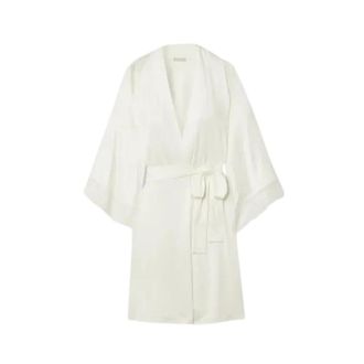 Hanro Nachtkleding, Dames, Wit, S, Juna Kimono